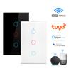1/2/3 Gang Tuya Smart Switch WiFi Touch Sensor Wandlichtschakelaars 100V-240V Neutrale draad vereist Spraakbesturing Ondersteuning Alexa Google Home