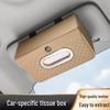 Car Tissue Box: Sun Visor/Seat Back Mountable