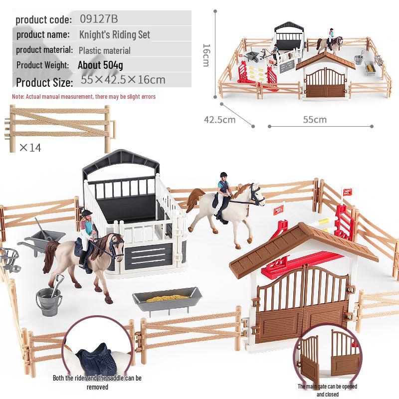 Creative Simulation Fence Set for Farm, Ranch, Zoo, or Sandbox Decorations