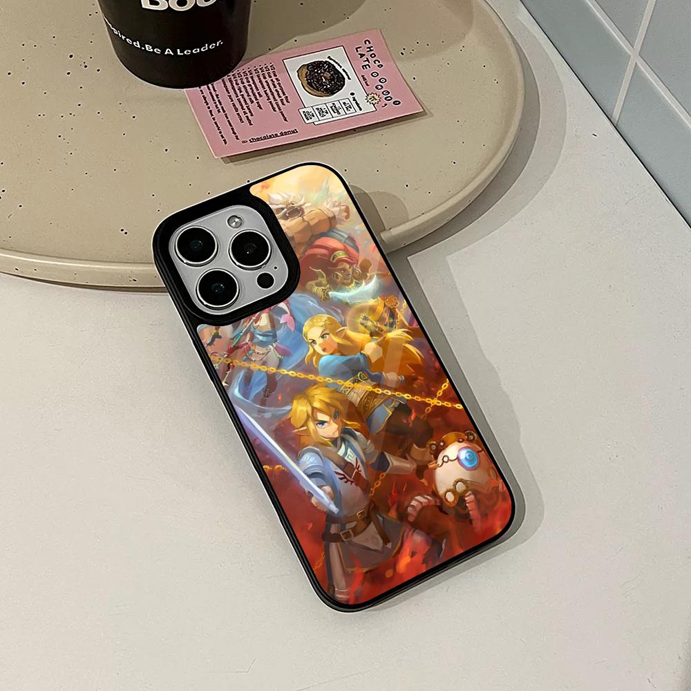 Coque de téléphone Legend of Z-Zelda pour iPhone 17 16 15 14 Air 13 12 11 Pro Max Mini Plus Coques Coque Housse PC+TPU