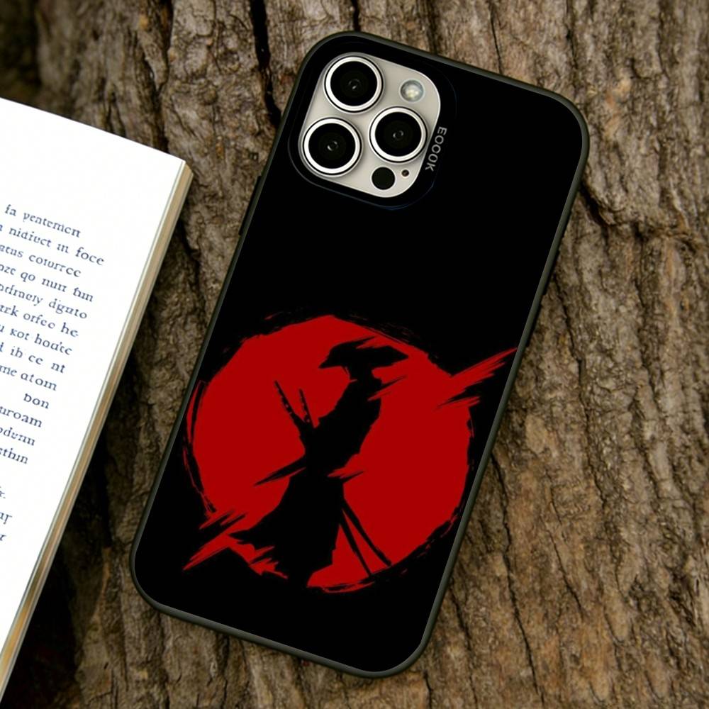 Japanese Bushido Samurai Phone Case For iPhone 17,16,15,14,13,12,11 Plus,Pro Max,XS,Colorful Silver Phone Case Funda Cover