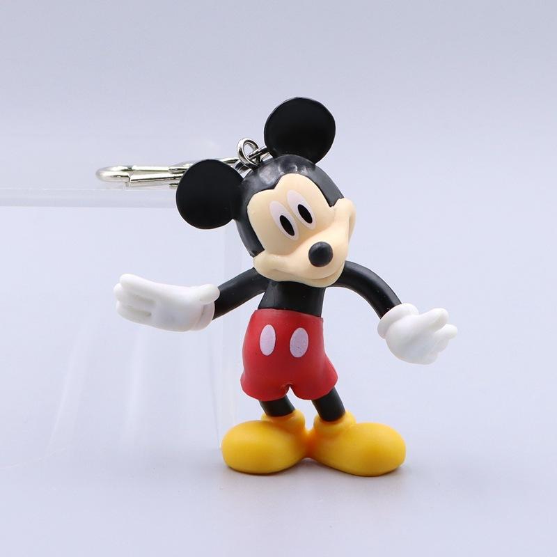 Cute Doll Anime Mickey Pluto Mickey Cartoon Car Keychain Backpack Decoration Pendant Christmas Toy Gift