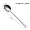 304 Stainless Steel Long Handle Dining Spoons