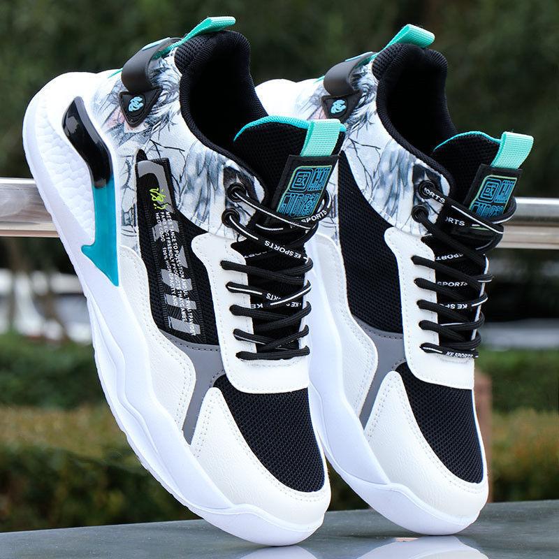 Basketball Shoes Spring and Summer Mesh Breathable Lightweight Casual Shoes Young Students Sports Shoes Sneakers