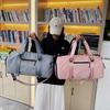Short-distance Large-capacity Travel Bag, Wet and Dry Separation, Sports Fitness Bag, Yoga Bag with Shoe Compartment, Tie Rod Luggage Bag.