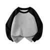 Youth Boys Girls Long Sleeve Raglan T-Shirt Color Layering Tee for Casual Daily Wear