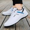 Men's Korean Casual Single Shoe with Wear-resistant Thin Leather Surface, Low Cut Lightweight Running Shoes
