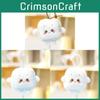 Plush Tofu Keychain Cute Doll Bag Pendant For Girls Gift Accessories