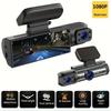 1080P Full HD Dual Camera Dash Cam for Cars Front And Inside,car Camera with IR Night Vision,Loop Recording,wide Angle Car DVR Camera