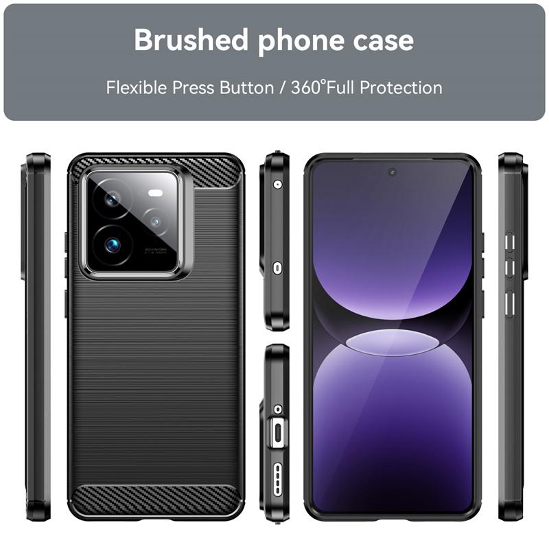 For Realme GT 7 Pro Case Cover OPPO Realme GT 7 Pro Capas Phone Back Carbon Fiber Shockproof TPU Silicone Fundas Realme GT 7 Pro