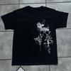 Classic Y2k Gothic Style High Street TShirt Print Oversized T Shirt Harajuku Round Neck Cotton Tops 2026 Summer Unisex Unisex Tops