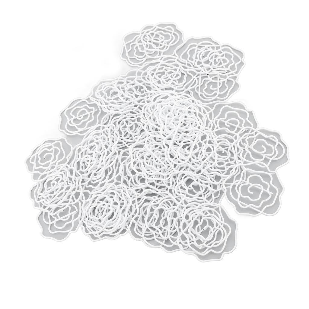 50pcs Paper Clips Cute   Shaped Decorative Metal Paperclips with Storage Box for School