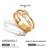 Zirconite Hand Jewelry, Small Sugar-shaped Ring, Titanium Steel Jewelry, Women's Light Luxury Stainless Steel