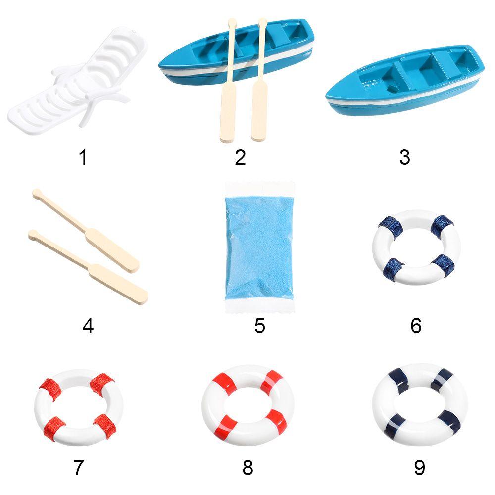 Accessories DIY Micro Landscape Sea View Ornaments Boat Mini Paddle