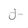 50 Pièces Hameçons Barbelés de Pêche à la Mouche pour Accessoires Secs Outils Hameçonnage Eau Salée