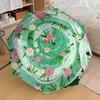1pc Snake Floral Automatic Folding Umbrella, Heavy Duty 8 Rib Iron Frame,  Suitable for Travel, Daily Use, Birthday, Decor Gift  19