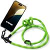 Coque Cordon pour iPhone 16 Pro Max - Protection Antichoc - Cordon Détachable - Vert - Souple - Mixte