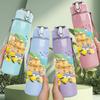 1PC Italy Venice Wine Fruit Scenery 750ml Color Plastic Sports Water Bottle Leakproof Flip Straw Lid Suitable for Sports Office Home Use