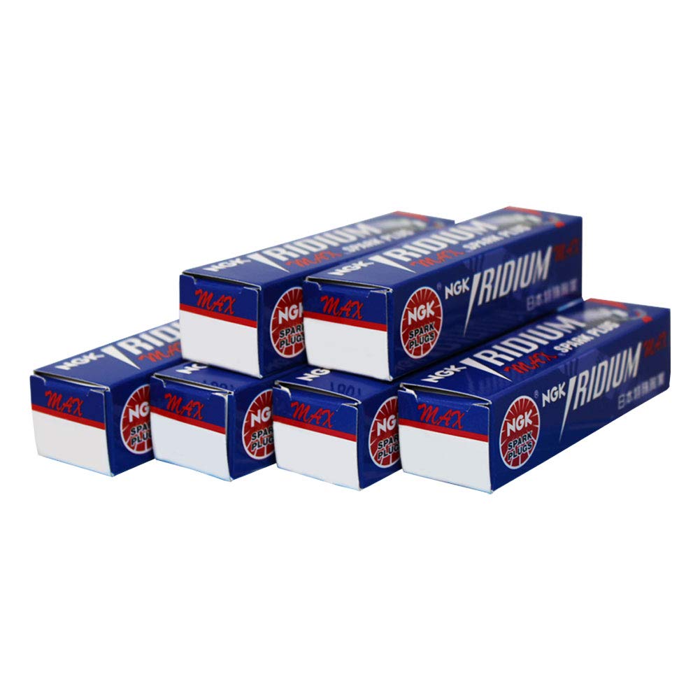 NGK Iridium MAX Plug for Skyline Model BNR34 (GT-R) BCPR6EIX-11P (4174), Set of 6