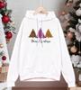 Joyeux Noël Imprimé Arbre Léopard Sweat à Capuche Homme Polaire Doux Sweat à Capuche Décontracté Pull Multicolore Masculin Confortable Ample Streetwear