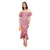 Womens/Ladies Abstract Tiered Maxi Dress
