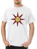 Dark Soul Sun Herren T-Shirt Herren Damen T-Shirts Top Firelink Schrein Dunkler Gamer Nerd Fantasy Geek Spiel