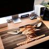 1PC Custom Name Giraffe Artwork Mouse Pad, Keyboard and Mouse Desk Pad, for Computer Notebook  Birthday Gift For Any Room Or Office