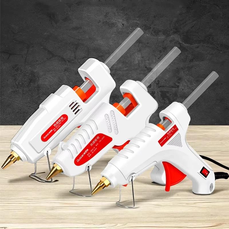 100W Hot Melt Glue Gun DIY Mini Household Industrial Guns Electric Repair Tool Use 11mm Glue US plug Ships randomly by style