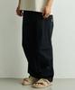 ONNHANS [Elastic Waist] Summer Belted Core Pants_Dark Navy