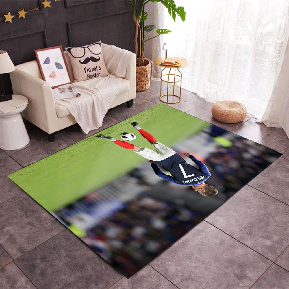Atletico Madrid's Player Action Carpet Perfect for Decorate Room Outdoor Hallway Bedrooms Anti-slip Rug Decorate Offices Best for Christmas