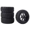 144001 124018 75mm Tires Wheel Rubber Rally Climbing Car Wheel Rim Universal RC Car Wheel  Kids Toy