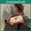 Pu Crossbody Bag For Women With Zipper Closure And Inner Pouch For Daily Use