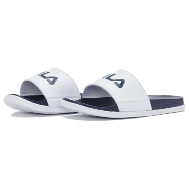 Fila Slicktender Quiet Slide Slippers Unisex White Blue 1SM00564_422