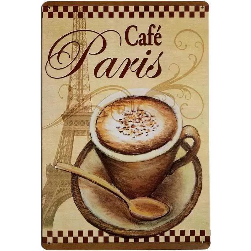 Metal Coke Beer Tin Logo Coffee Is Always A Good Idea Poster Board Wall Decoration Bar Man Cave Coffee Club Retro Poster Square
