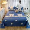 Printing Fashion Cotton Bed Sheet Bedspread Skin-friendly Washed Quilt Bedspread Bedcover Mattress Cover  (No Pillowcase)
