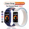 Para Huawei Band 9 8 7 Pulseira Acessórios Estojo Loop de Nylon Pulseira de Substituição Pulseira Esportiva Huawei Band 7 Pulseira