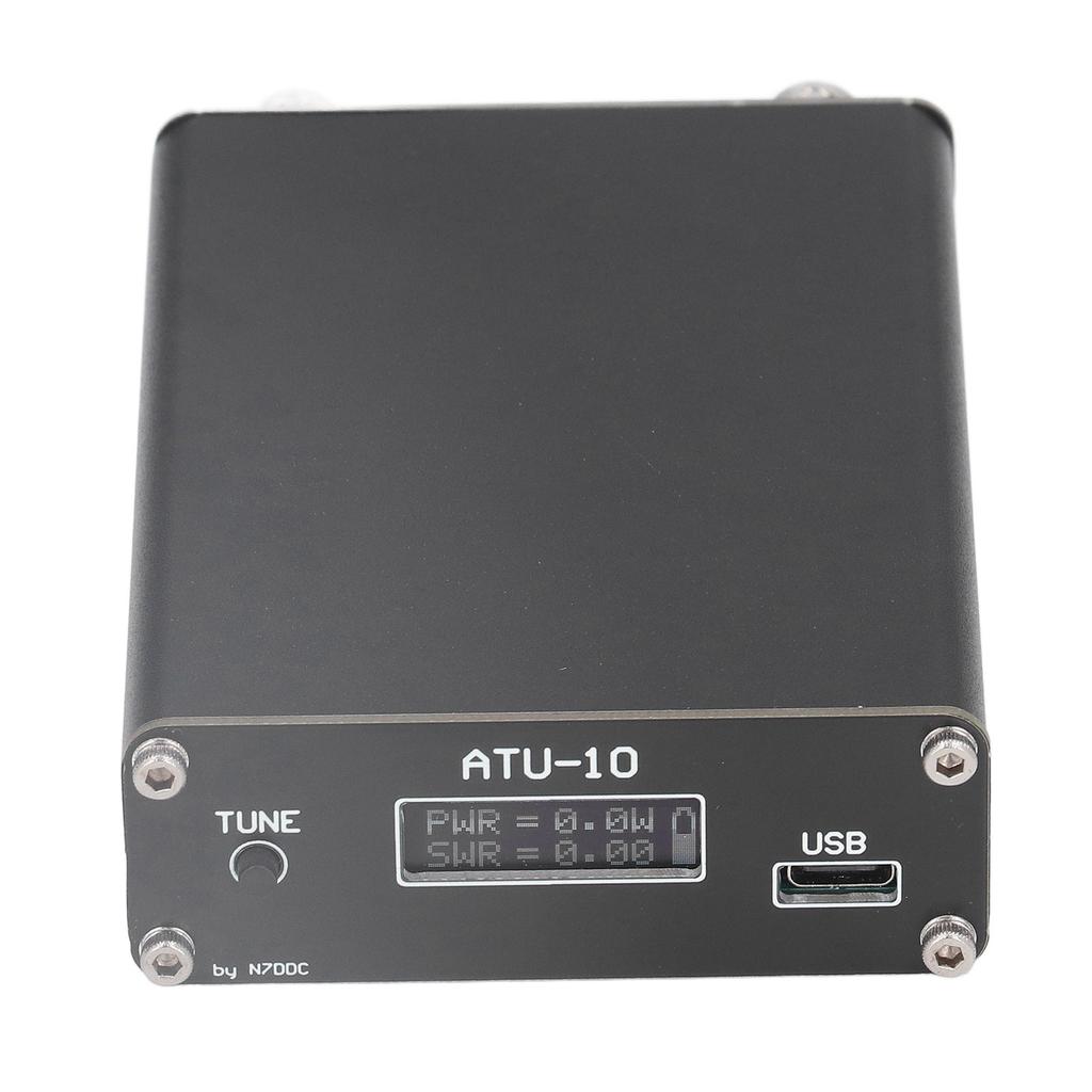 ATU‑10 QRP Automata Antenna Hangoló 0,91 hüvelykes Kijelző Rádió Hangoló BNC Csatlakozóval 1.4-es Verzió