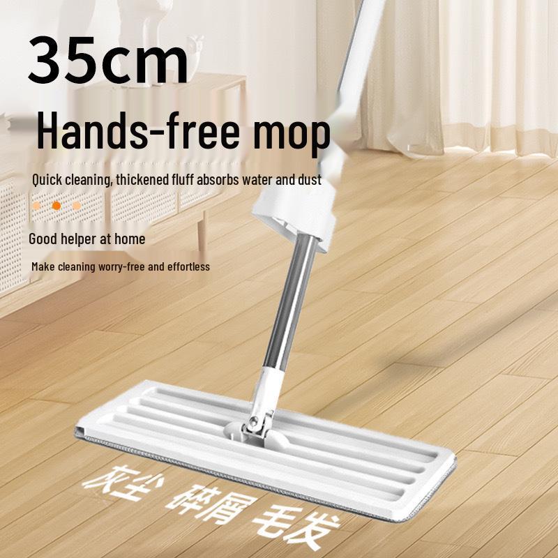 42cm Plochý mop bez držadla pro mokré/suché použití na dlažbě
