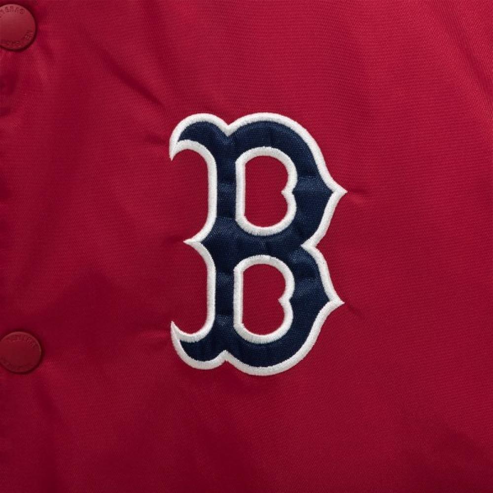 New Era Boys Mlb Boston Red Sox Authentic Stadium Jacket Red 14856286