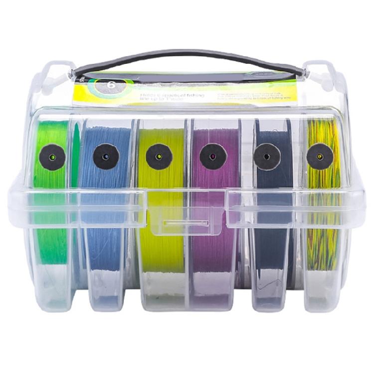 Fishing Line Storage Case for Outdoor Multifunction Clear Case Fishing Line Organizers Line Spool Box Fishing Tackle Box