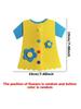 Toys DIY Children Button Early Education Montessori Teaching AIDS To Learn Non-woven Fabric Button Up Toy Supplies Children