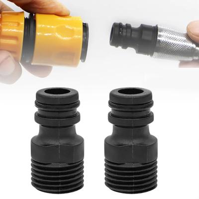 Durable 1/2 Inch Threaded Pipe Connectors Multi Use Garden Hose Quick Connect Fittings with 1/2Inch Outer Threads