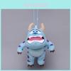 Monsters University Cartoon Plush Keyring With Pp Cotton Filling For Fans And Gift Giving