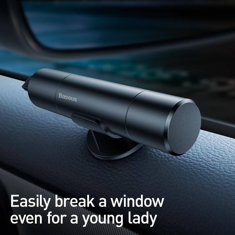 Mini Car Window Glass Breaker Seat Belt Cutter Safety Hammer Cutting Knife Interior Accessories