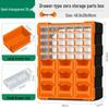 Drawer Parts Box with Compartments - Hardware & Tool Storage for Screws & Electronics