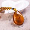 Amber Floation Brine Bijenwas Kralen Ketting Honingwas Braziliaanse Amber Ketting Endant Handwerk Nationale Stijl Hanger Ornamenten
