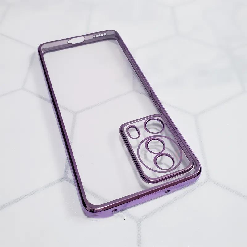 Capa protetora de silicone transparente com revestimento de luxo para Xiaomi Mi 13 Lite 5g Xiomi Mi13 13lite 13pro