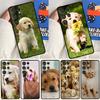 Golden Retriever Dog Soft Case For Samsung Galaxy S25 Ultra S9 S10 S20 S22 S21 Plus S23 FE S24 Ultra Funda Cover