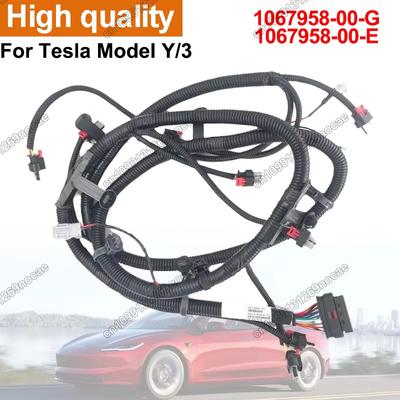 1067958-00-G Front Bumper Parking Sensor Wiring Harness With Foglight Plug For Tesla Model 3 Y 1067958-00-E Accessories