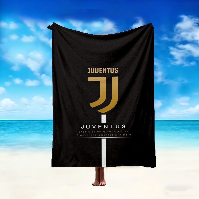 Juventus Football Club Pattern Blanket, Cozy Blanket for All-Season Comfort On Sofas, Beds, Office, Car, Camping and Travel